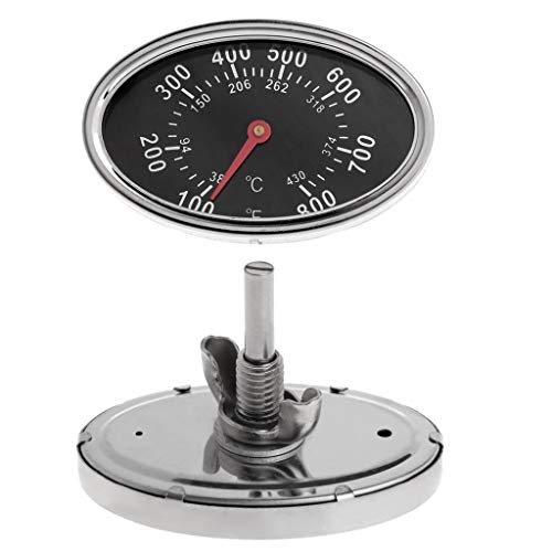 Professioneller Ovaler BBQ Thermo Messgerät Mit Für Schmetterlingsmutter Für Holzkohlegrill Grill Grilltemperatur Und Wärmeindikatik von Zkydhbd