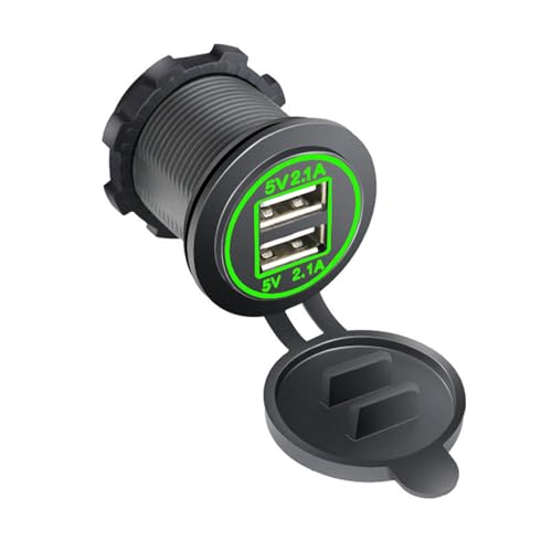 Zkydhbd USB Anschluss Outlet Für Autoboote Marine 12-24 V USB Steckdose Doppel USB Outlet USB Ladebuchse Mit Wasserdichten Kappen Zkydhbd USB Anschluss Outlet Für Autoboote Marine 12-24 V USB Steckdose Doppel USB Outlet USB Ladebuchse Mit Wasserdichten Kappen von Zkydhbd