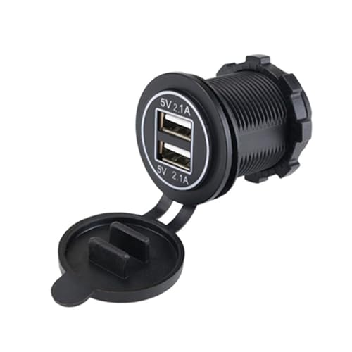 Zkydhbd USB Anschluss Outlet Für Autoboote Marine 12-24 V USB Steckdose Doppel USB Outlet USB Ladebuchse Mit Wasserdichten Kappen Zkydhbd USB Anschluss Outlet Für Autoboote Marine 12-24 V USB Steckdose Doppel USB Outlet USB Ladebuchse Mit Wasserdichten Kappen von Zkydhbd