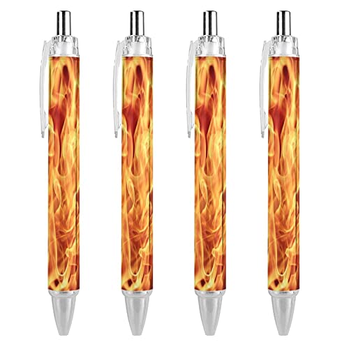 Zltegako Feuer-Kugelschreiber, einziehbar, blaue Tinte, Bürostifte, Business-Geschenk-Stifte Zltegako Feuer-Kugelschreiber, einziehbar, blaue Tinte, Bürostifte, Business-Geschenk-Stifte von Zltegako