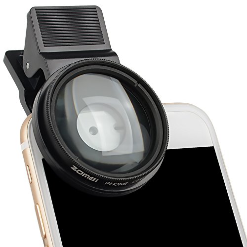 ZoMei professionelle Handy Filter 37mm 12.5X schließen makro - objektiv mit 37mm Clip Filter für iPhone Samsung Android am Smartphone von ZoMei