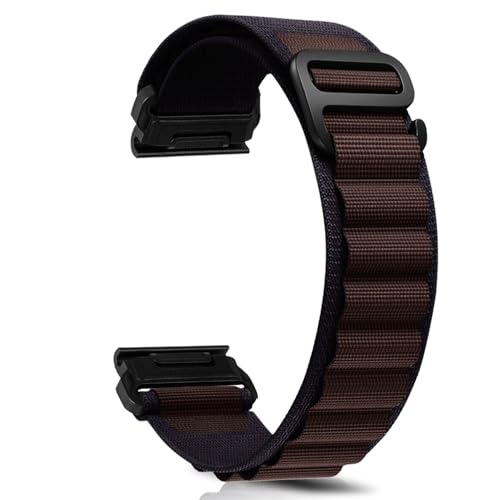ZoRoll 26mm QuickFit Armband für Garmin Enduro 3 / Garmin Fenix 8 51mm/Fenix 7X/6X GPS/6X PRO, Einstellbar Nylon G-Haken Ersatzarmband für Garmin Fenix 5X Plus/Descent mk1 - Lilagrau ZoRoll 26mm QuickFit Armband für Garmin Enduro 3 / Garmin Fenix 8 51mm/Fenix 7X/6X GPS/6X PRO, Einstellbar Nylon G-Haken Ersatzarmband für Garmin Fenix 5X Plus/Descent mk1 - Lilagrau von ZoRoll
