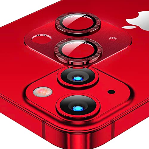 ZoRoll Kamera Schutzfolie Kompatibel mit iPhone 13/13 Mini, Metall Aluminium Panzerfolie HD Klar Anti-Kratzer 9H Härte Kamera Glass Schutzfolie Kompatibel mit iPhone 13/13 Mini - Rot ZoRoll Kamera Schutzfolie Kompatibel mit iPhone 13/13 Mini, Metall Aluminium Panzerfolie HD Klar Anti-Kratzer 9H Härte Kamera Glass Schutzfolie Kompatibel mit iPhone 13/13 Mini - Rot von ZoRoll