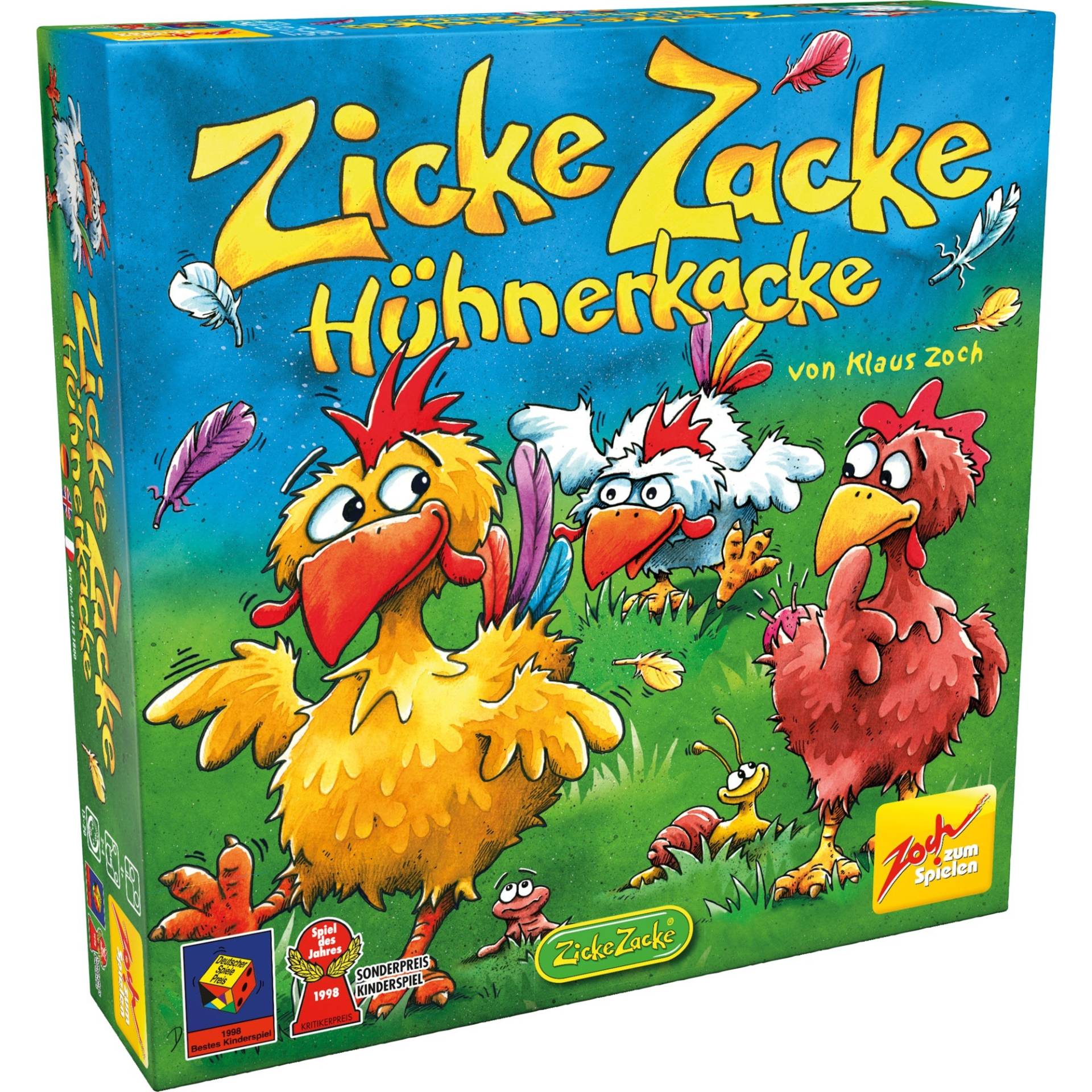 Zicke Zacke Hühnerkacke, Brettspiel von Zoch