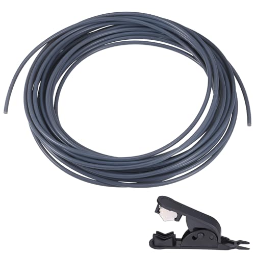 Zocipro 10 Meter PTFE Schlauch 4mm x 2,5mm, PTFE Tube für 3D Drucker mit Cutter, kompatibel mit Bambu Lab A1 Mini/A1/P1P/P1S/X1C/AMS/P1/X1 und Creality K1/K1 Max/Ender 3 V3, für 1,75 mm Filament,Grau Zocipro 10 Meter PTFE Schlauch 4mm x 2,5mm, PTFE Tube für 3D Drucker mit Cutter, kompatibel mit Bambu Lab A1 Mini/A1/P1P/P1S/X1C/AMS/P1/X1 und Creality K1/K1 Max/Ender 3 V3, für 1,75 mm Filament,Grau von Zocipro