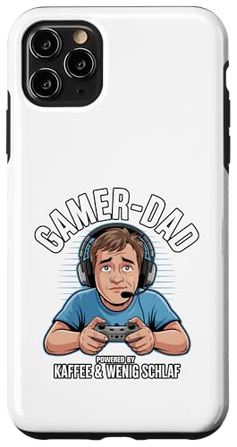Gamer Dad - Powered by Kaffee & Wenig Schlaf Hülle für iPhone 11 Pro Max Gamer Dad - Powered by Kaffee & Wenig Schlaf Hülle für iPhone 11 Pro Max von Zocker Kaffee Club