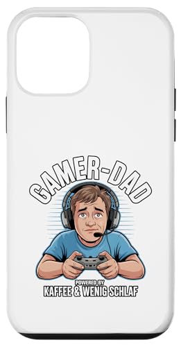 Gamer Dad - Powered by Kaffee & Wenig Schlaf Hülle für iPhone 12 mini von Zocker Kaffee Club