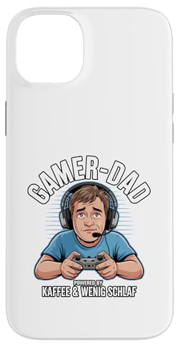 Gamer Dad - Powered by Kaffee & Wenig Schlaf Hülle für iPhone 14 Plus Gamer Dad - Powered by Kaffee & Wenig Schlaf Hülle für iPhone 14 Plus von Zocker Kaffee Club