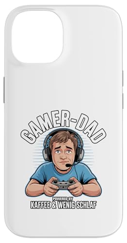 Gamer Dad - Powered by Kaffee & Wenig Schlaf Hülle für iPhone 14 Gamer Dad - Powered by Kaffee & Wenig Schlaf Hülle für iPhone 14 von Zocker Kaffee Club