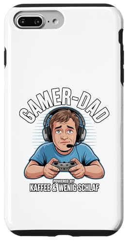 Gamer Dad - Powered by Kaffee & Wenig Schlaf Hülle für iPhone 7 Plus/8 Plus Gamer Dad - Powered by Kaffee & Wenig Schlaf Hülle für iPhone 7 Plus/8 Plus von Zocker Kaffee Club