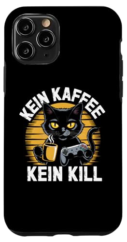 Kein Kaffee Kein Kill – Lustiges Kaffee Gamer Design Hülle für iPhone 11 Pro von Zocker Kaffee Club
