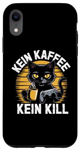 Kein Kaffee Kein Kill – Lustiges Kaffee Gamer Design Hülle für iPhone XR Kein Kaffee Kein Kill – Lustiges Kaffee Gamer Design Hülle für iPhone XR von Zocker Kaffee Club