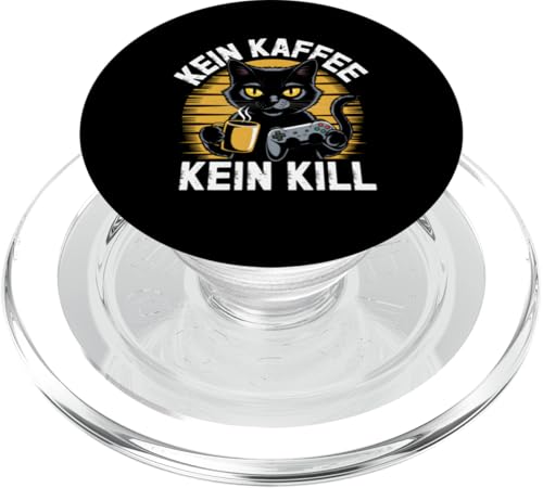 Kein Kaffee Kein Kill – Lustiges Kaffee Gamer Design PopSockets PopGrip für MagSafe Kein Kaffee Kein Kill – Lustiges Kaffee Gamer Design PopSockets PopGrip für MagSafe von Zocker Kaffee Club
