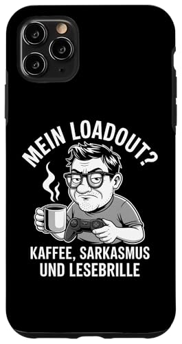 Mein Loadout: Kaffee Sarkasmus Lesebrille – Lustig & Nerdig Hülle für iPhone 11 Pro Max Mein Loadout: Kaffee Sarkasmus Lesebrille – Lustig & Nerdig Hülle für iPhone 11 Pro Max von Zocker Kaffee Club