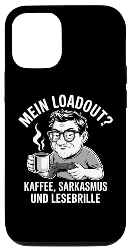 Mein Loadout: Kaffee Sarkasmus Lesebrille – Lustig & Nerdig Hülle für iPhone 12/12 Pro Mein Loadout: Kaffee Sarkasmus Lesebrille – Lustig & Nerdig Hülle für iPhone 12/12 Pro von Zocker Kaffee Club