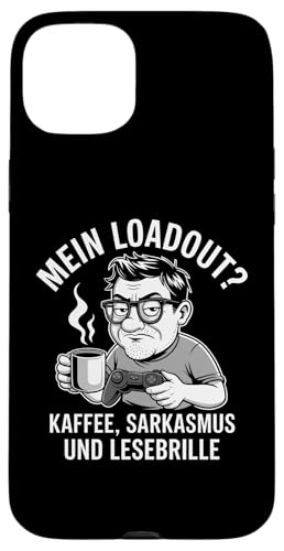 Mein Loadout: Kaffee Sarkasmus Lesebrille – Lustig & Nerdig Hülle für iPhone 15 Plus Mein Loadout: Kaffee Sarkasmus Lesebrille – Lustig & Nerdig Hülle für iPhone 15 Plus von Zocker Kaffee Club