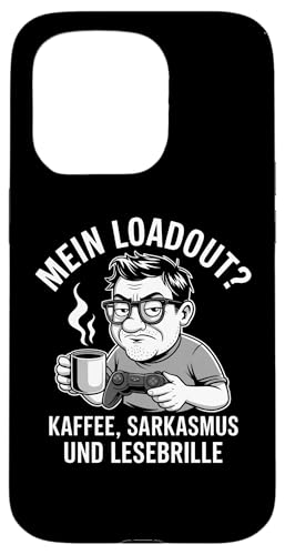 Mein Loadout: Kaffee Sarkasmus Lesebrille – Lustig & Nerdig Hülle für iPhone 15 Pro Mein Loadout: Kaffee Sarkasmus Lesebrille – Lustig & Nerdig Hülle für iPhone 15 Pro von Zocker Kaffee Club