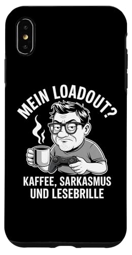Mein Loadout: Kaffee Sarkasmus Lesebrille – Lustig & Nerdig Hülle für iPhone XS Max von Zocker Kaffee Club