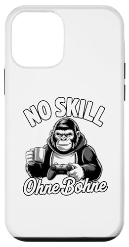 No Skill Ohne Bohne – Lustiger Gaming Kaffee Spruch Hülle für iPhone 12 mini von Zocker Kaffee Club