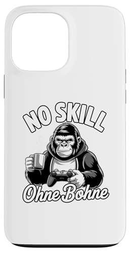 No Skill Ohne Bohne – Lustiger Gaming Kaffee Spruch Hülle für iPhone 13 Pro Max No Skill Ohne Bohne – Lustiger Gaming Kaffee Spruch Hülle für iPhone 13 Pro Max von Zocker Kaffee Club