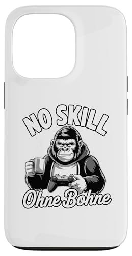 No Skill Ohne Bohne – Lustiger Gaming Kaffee Spruch Hülle für iPhone 13 Pro No Skill Ohne Bohne – Lustiger Gaming Kaffee Spruch Hülle für iPhone 13 Pro von Zocker Kaffee Club