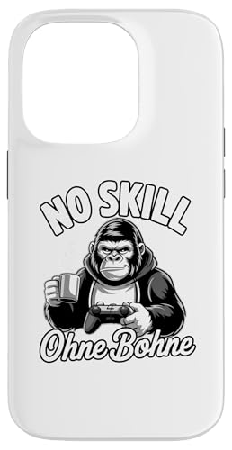 No Skill Ohne Bohne – Lustiger Gaming Kaffee Spruch Hülle für iPhone 14 Pro No Skill Ohne Bohne – Lustiger Gaming Kaffee Spruch Hülle für iPhone 14 Pro von Zocker Kaffee Club