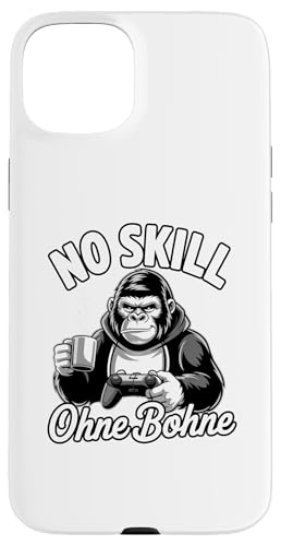 No Skill Ohne Bohne – Lustiger Gaming Kaffee Spruch Hülle für iPhone 15 Plus No Skill Ohne Bohne – Lustiger Gaming Kaffee Spruch Hülle für iPhone 15 Plus von Zocker Kaffee Club