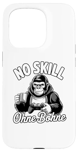 No Skill Ohne Bohne – Lustiger Gaming Kaffee Spruch Hülle für iPhone 15 Pro No Skill Ohne Bohne – Lustiger Gaming Kaffee Spruch Hülle für iPhone 15 Pro von Zocker Kaffee Club
