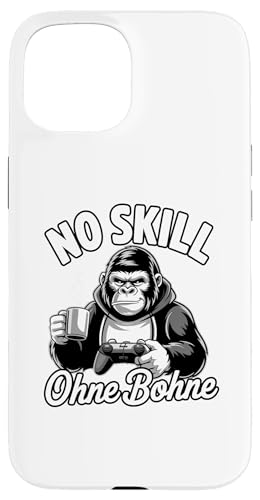 No Skill Ohne Bohne – Lustiger Gaming Kaffee Spruch Hülle für iPhone 15 No Skill Ohne Bohne – Lustiger Gaming Kaffee Spruch Hülle für iPhone 15 von Zocker Kaffee Club