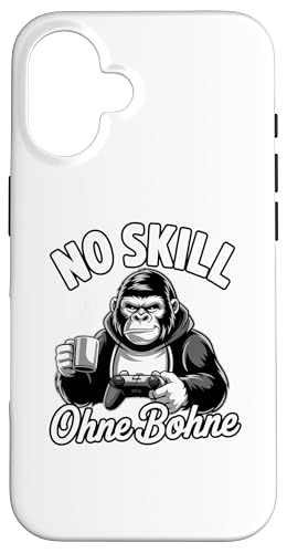 No Skill Ohne Bohne – Lustiger Gaming Kaffee Spruch Hülle für iPhone 16 No Skill Ohne Bohne – Lustiger Gaming Kaffee Spruch Hülle für iPhone 16 von Zocker Kaffee Club