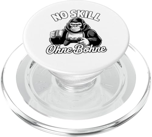 No Skill Ohne Bohne – Lustiger Gaming Kaffee Spruch PopSockets PopGrip für MagSafe No Skill Ohne Bohne – Lustiger Gaming Kaffee Spruch PopSockets PopGrip für MagSafe von Zocker Kaffee Club