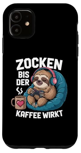 Zocken bis der Kaffee wirkt – Lustiges Gamer Kaffee Design Hülle für iPhone 11 Zocken bis der Kaffee wirkt – Lustiges Gamer Kaffee Design Hülle für iPhone 11 von Zocker Kaffee Club