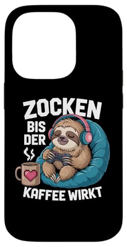 Zocken bis der Kaffee wirkt – Lustiges Gamer Kaffee Design Hülle für iPhone 14 Pro Zocken bis der Kaffee wirkt – Lustiges Gamer Kaffee Design Hülle für iPhone 14 Pro von Zocker Kaffee Club