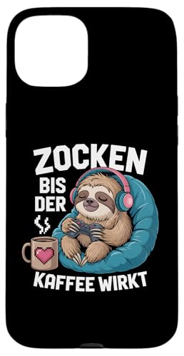 Zocken bis der Kaffee wirkt – Lustiges Gamer Kaffee Design Hülle für iPhone 15 Plus Zocken bis der Kaffee wirkt – Lustiges Gamer Kaffee Design Hülle für iPhone 15 Plus von Zocker Kaffee Club