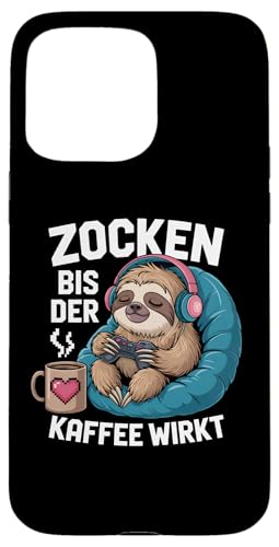 Zocken bis der Kaffee wirkt – Lustiges Gamer Kaffee Design Hülle für iPhone 15 Pro Max Zocken bis der Kaffee wirkt – Lustiges Gamer Kaffee Design Hülle für iPhone 15 Pro Max von Zocker Kaffee Club