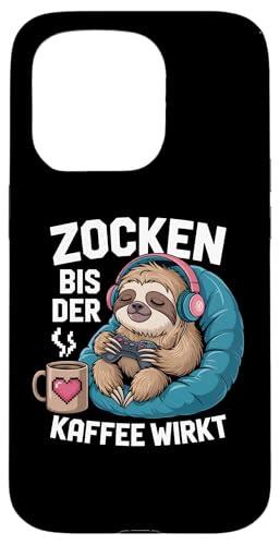 Zocken bis der Kaffee wirkt – Lustiges Gamer Kaffee Design Hülle für iPhone 15 Pro Zocken bis der Kaffee wirkt – Lustiges Gamer Kaffee Design Hülle für iPhone 15 Pro von Zocker Kaffee Club