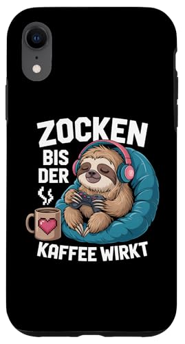 Zocken bis der Kaffee wirkt – Lustiges Gamer Kaffee Design Hülle für iPhone XR Zocken bis der Kaffee wirkt – Lustiges Gamer Kaffee Design Hülle für iPhone XR von Zocker Kaffee Club