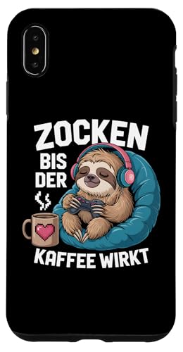 Zocken bis der Kaffee wirkt – Lustiges Gamer Kaffee Design Hülle für iPhone XS Max Zocken bis der Kaffee wirkt – Lustiges Gamer Kaffee Design Hülle für iPhone XS Max von Zocker Kaffee Club