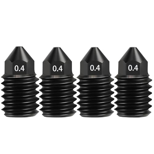 Zodazoqa Hot End für A1 Mini/A1 Druckkopf, verbessertes Hochtemperatur-gehärtetes Stahldüsen-Ersatzextruder-Set, kompatibel mit Bambu Lab A1 und A1 Mini 3D-Druck (Düse von 0,4 mm) von Zodazoqa