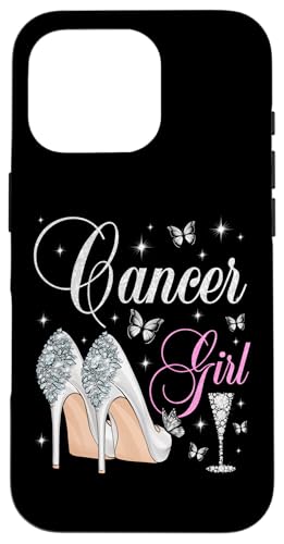 Krebs Mädchen Geburtstag Party Sternzeichen High Heels Schmetterlinge Hülle für iPhone 16 Pro Krebs Mädchen Geburtstag Party Sternzeichen High Heels Schmetterlinge Hülle für iPhone 16 Pro von Zodiac Birthday Team