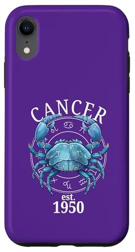 Sternzeichenkrebs Geboren 1950 Hülle für iPhone XR Sternzeichenkrebs Geboren 1950 Hülle für iPhone XR von Zodiac Calendar Cancer
