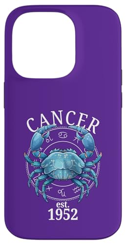 Sternzeichenkrebs Geboren 1952 Hülle für iPhone 14 Pro Sternzeichenkrebs Geboren 1952 Hülle für iPhone 14 Pro von Zodiac Calendar Cancer