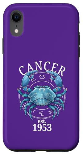 Sternzeichenkrebs Geboren 1953 Hülle für iPhone XR Sternzeichenkrebs Geboren 1953 Hülle für iPhone XR von Zodiac Calendar Cancer
