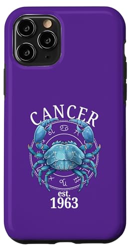 Sternzeichenkrebs Geboren 1963 Hülle für iPhone 11 Pro Sternzeichenkrebs Geboren 1963 Hülle für iPhone 11 Pro von Zodiac Calendar Cancer