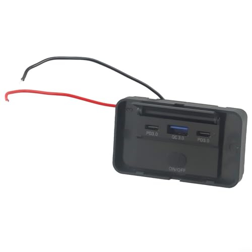 Einfach zu installierendes Kfz-Ladegerät, Dual-Port-USB-Schnellladebuchse, kompatibel mit den meisten Geräten Einfach zu installierendes Kfz-Ladegerät, Dual-Port-USB-Schnellladebuchse, kompatibel mit den meisten Geräten von Zoegneer