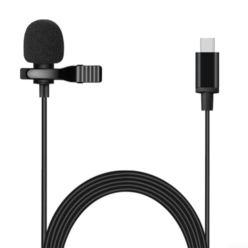 Lavalier-Mikrofon mit intelligentem Befestigungsclip, kompatibel mit Typ-C-Geräten, großartige Wahl für Voice-Over-Arbeit Lavalier-Mikrofon mit intelligentem Befestigungsclip, kompatibel mit Typ-C-Geräten, großartige Wahl für Voice-Over-Arbeit von Zoegneer