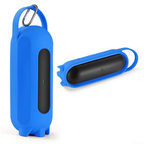 Robuste Silikon-Tasche für tragbare Lautsprecher von Beats Pill, ideal für den Einsatz (blau) von Zoegneer