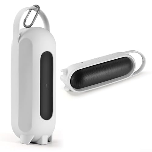 Robuste Silikon-Tasche für tragbare Lautsprecher von Beats Pill, ideal für den Einsatz (grau) von Zoegneer