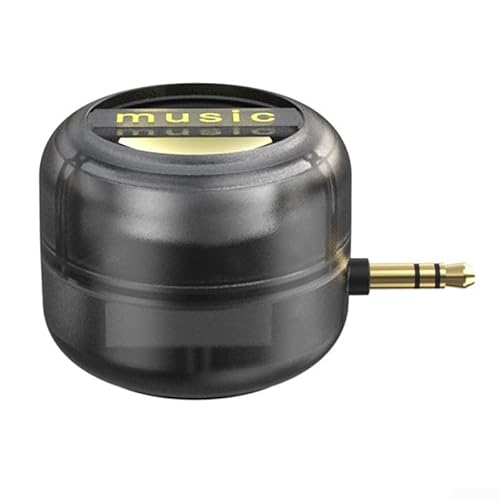 Zoegneer Tragbares Mini-Audiogerät, kompakter HiFi-Lautsprecher mit wiederaufladbarem Komfort, perfekt für jede Einstellung (schwarz-M400) von Zoegneer