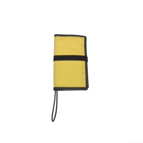 Zoegneer Wetnotes Notizbuch, Tauchnotizbuch, Unterwasser-Notizblock mit Bungee/D-Ring-Befestigung, Umhängeband, 20 x 12 x 2 cm (gelb) von Zoegneer